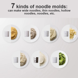 JOYOUNG M5-L82: Fideos y pastas caseras fáciles con 7 moldes